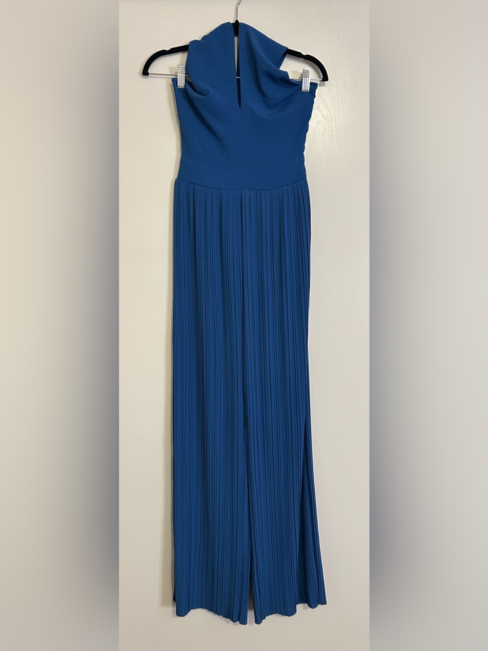 Sezane Piper Cobalt Blue Jumpsuit - Picture 2 of 10